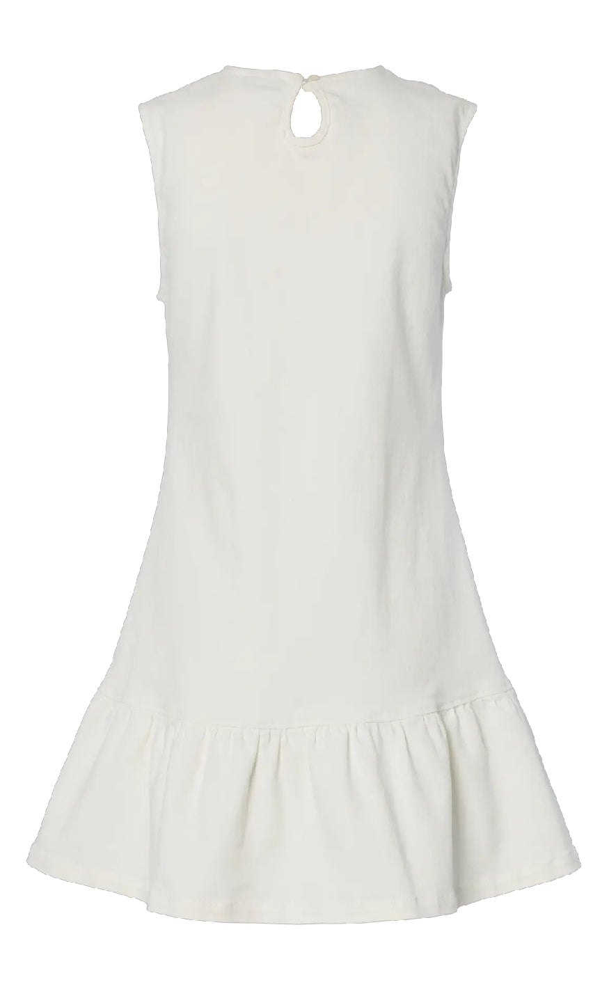Pieces Kjole - Monica - White Denim