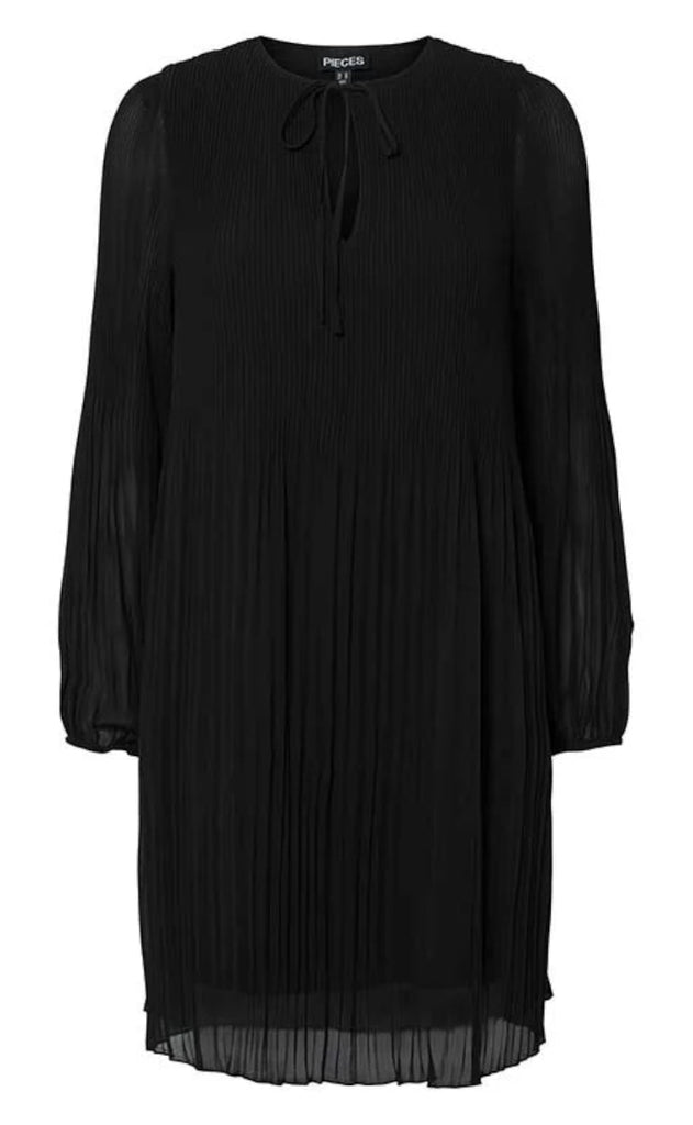 Pieces Kjole - Naomie O-Neck Short - Black