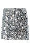 Pieces Nederdel - Disco - Silver Sequins