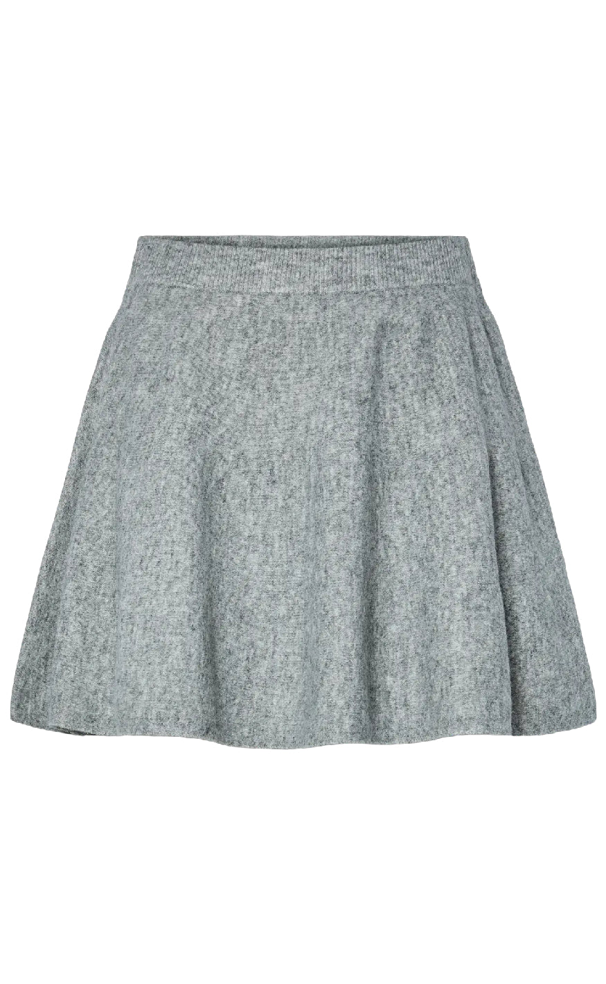 Pieces Nederdel - Familla - Medium Grey Melange