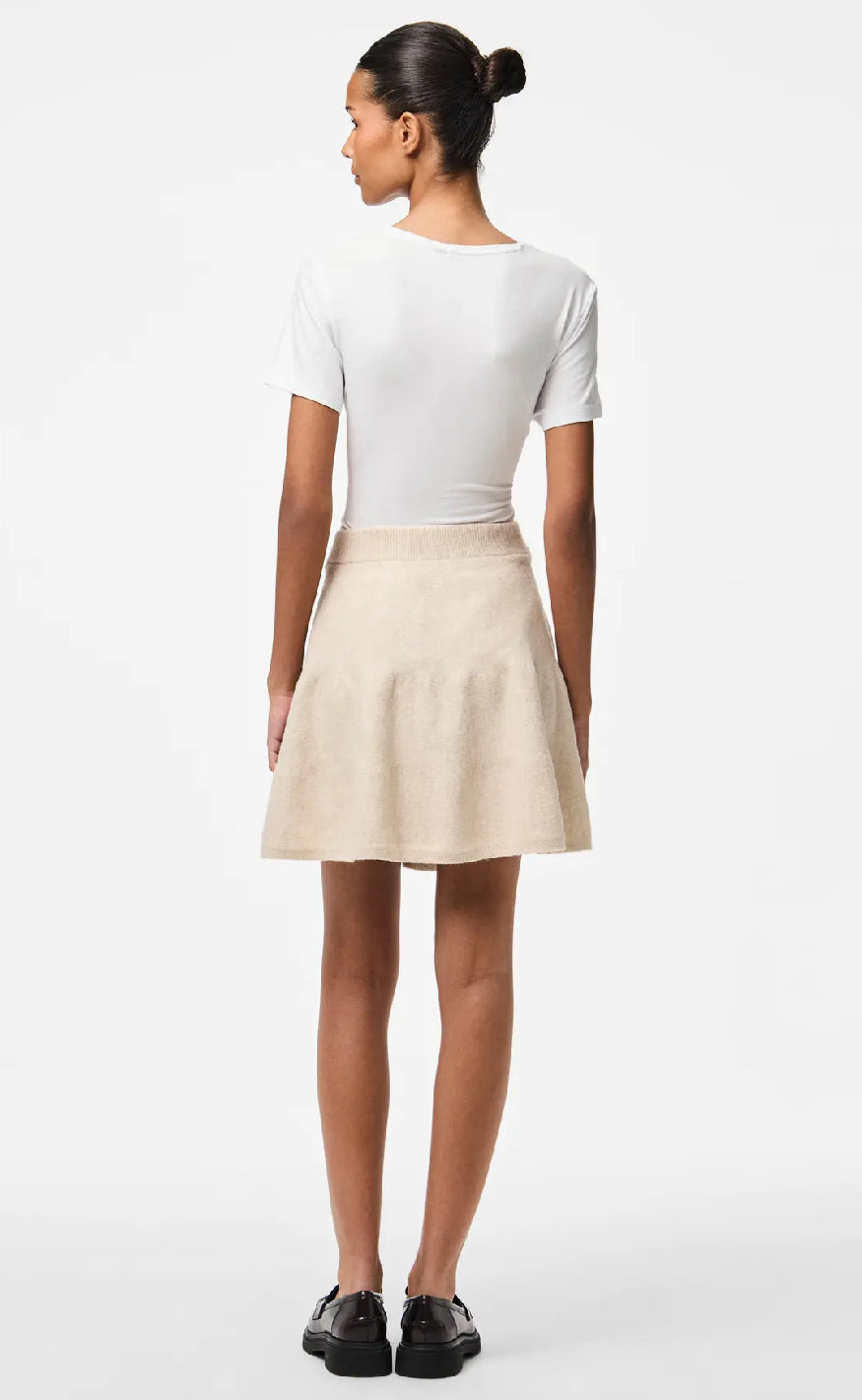 Pieces Nederdel - Familla - Silver Gray
