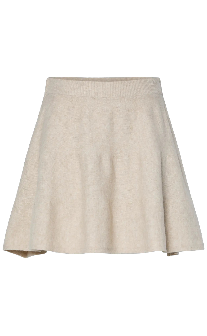 Pieces Nederdel - Familla - Silver Gray