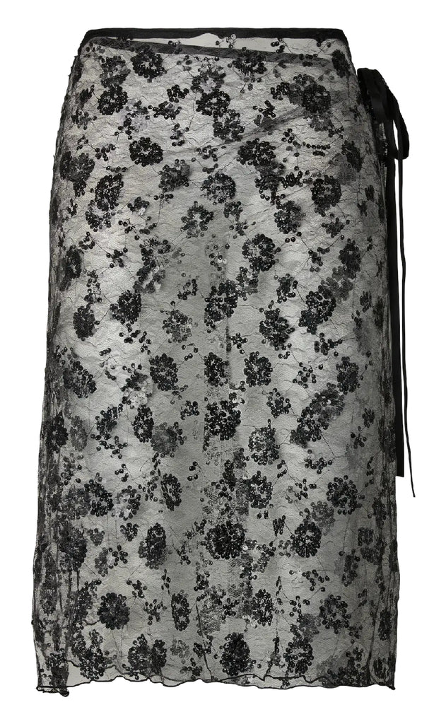 Pieces Nederdel - Natasja - Black