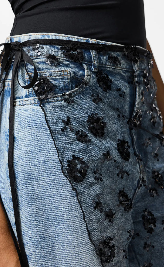 Pieces Nederdel - Natasja - Black