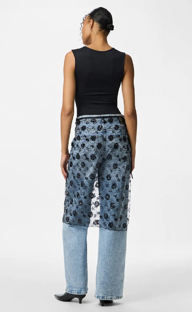 Pieces Nederdel - Natasja - Black