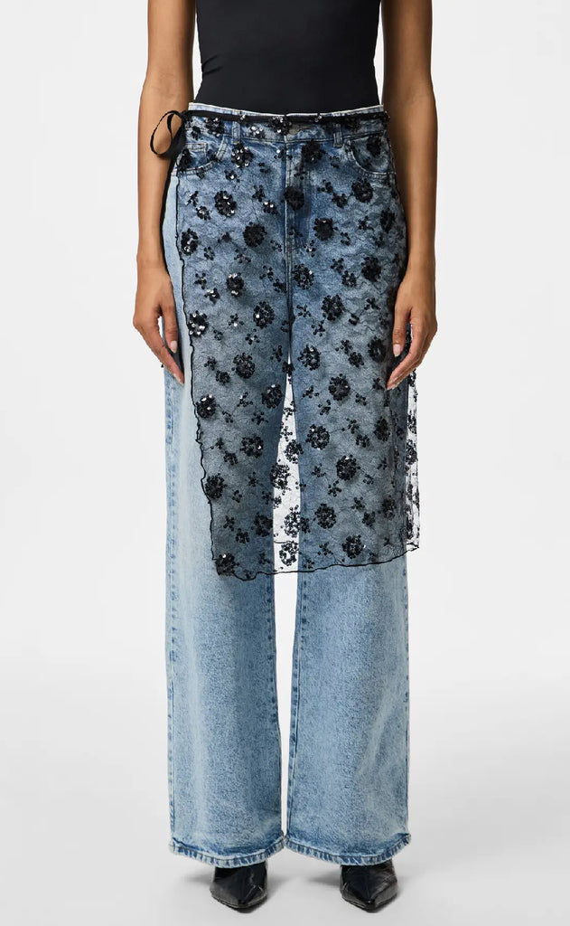 Pieces Nederdel - Natasja - Black