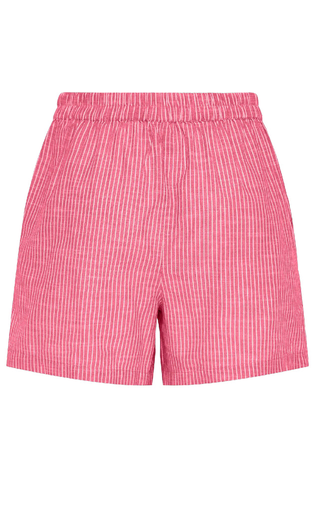 Pieces Shorts - Apia - Pink Lemonade/Bright White