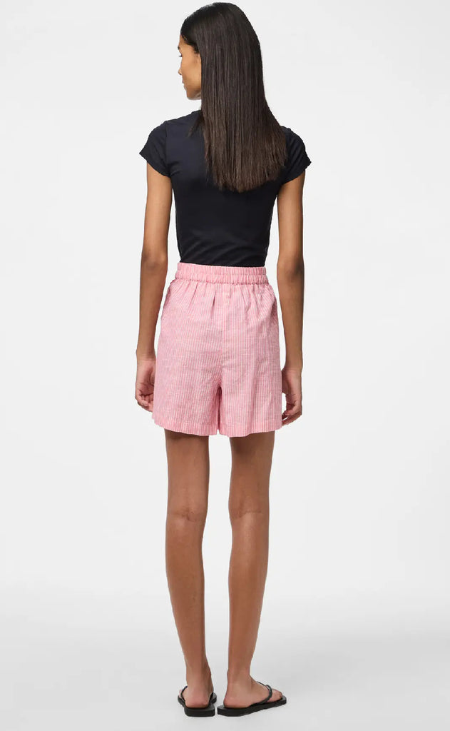 Pieces Shorts - Apia - Pink Lemonade/Bright White