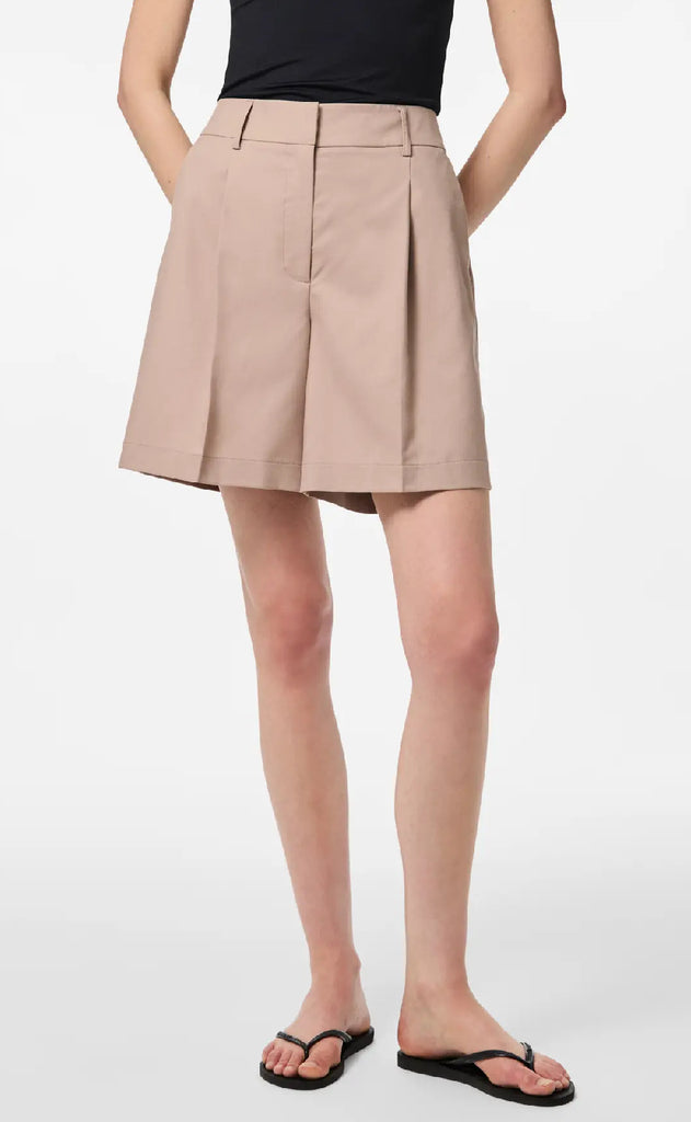 Pieces Shorts - Fami - Silver Mink