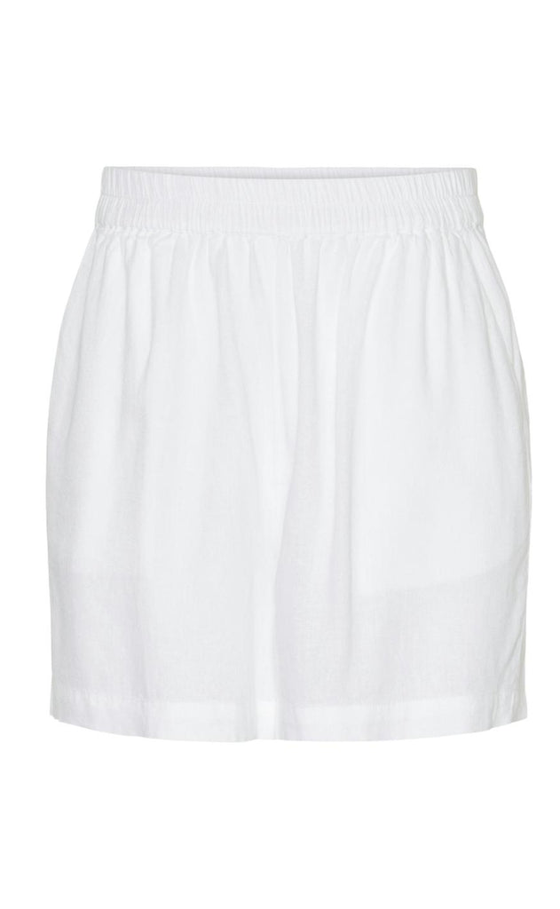 Pieces Shorts - Pia - Bright White
