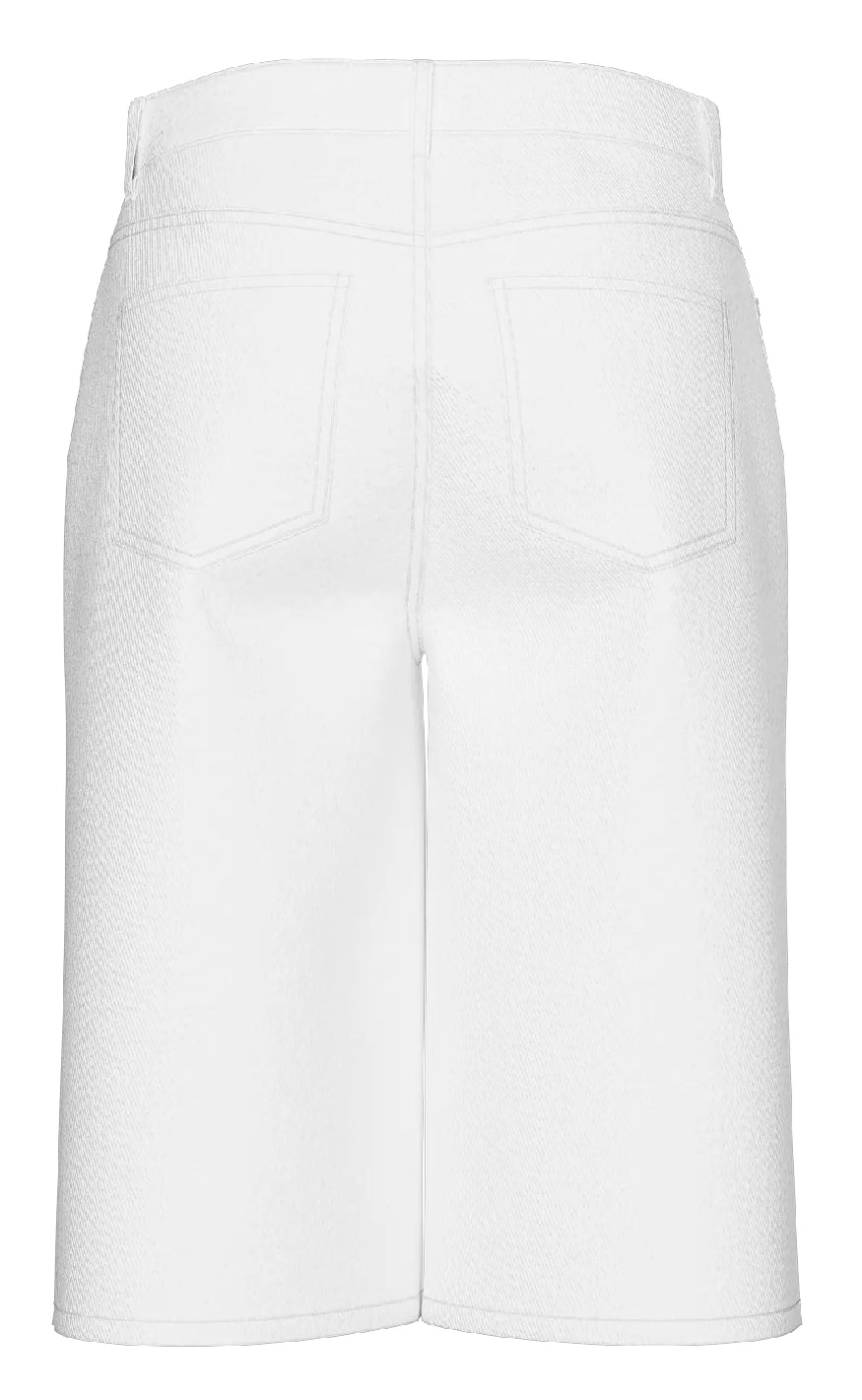 Pieces Shorts - Salume - Bright White