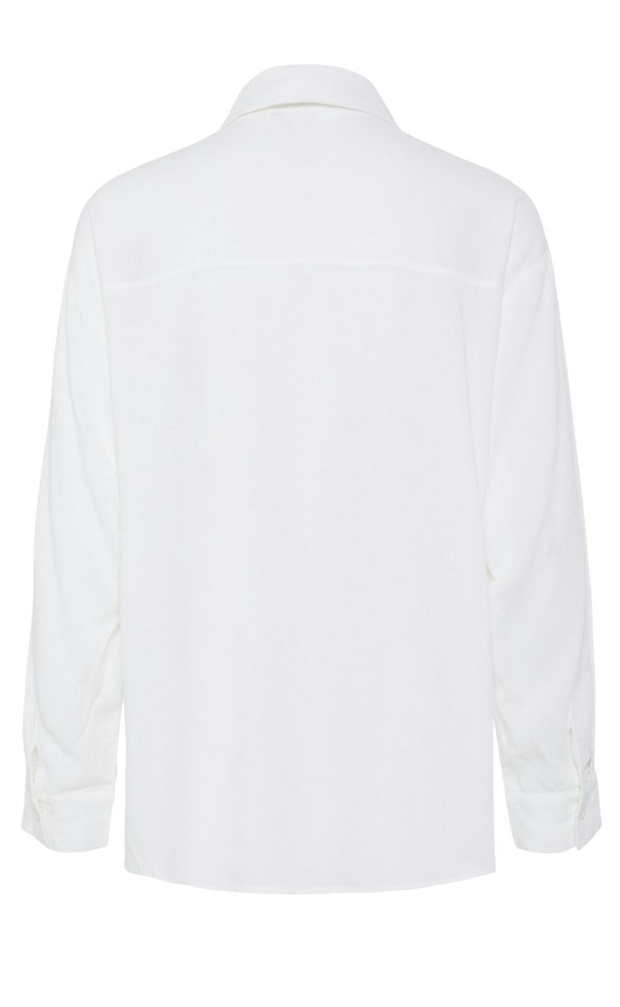 Pieces Skjorte - Pia - Bright White
