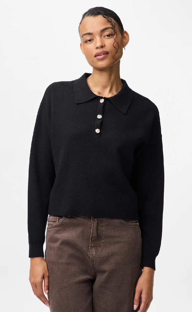 Pieces Strik - Jassy - Black