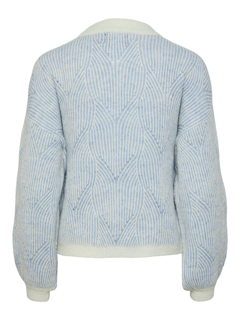 Pieces Sweater - Jenna - Whitecap Gray/Faded Denim