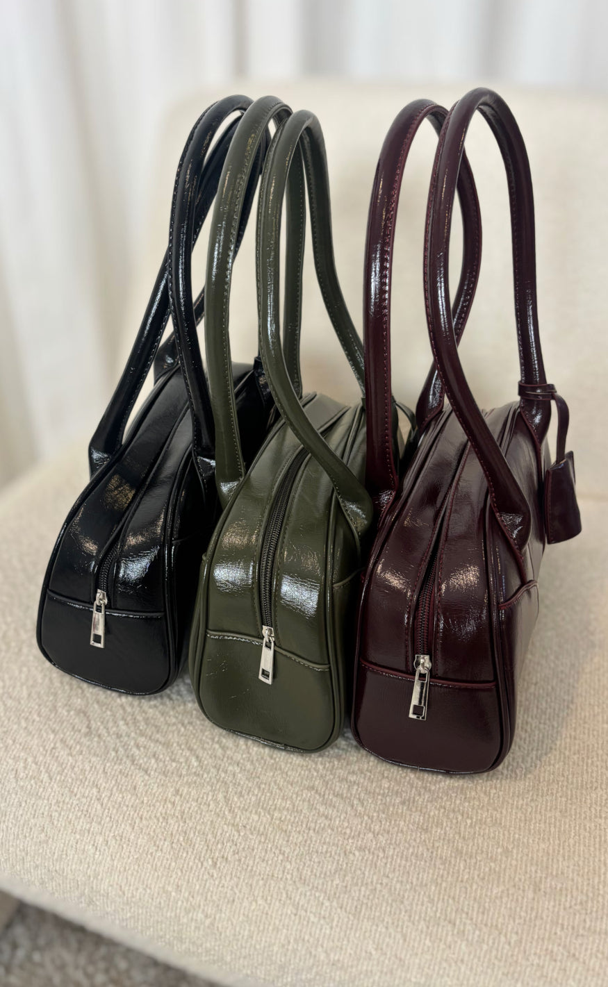 Pieces Taske - Bownling - Black
