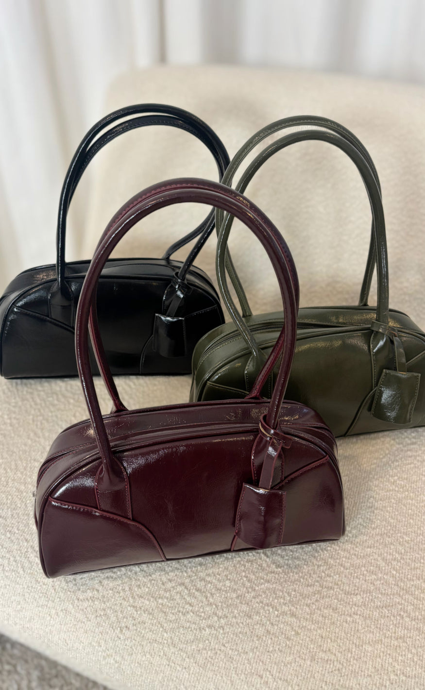 Pieces Taske - Bownling - Black