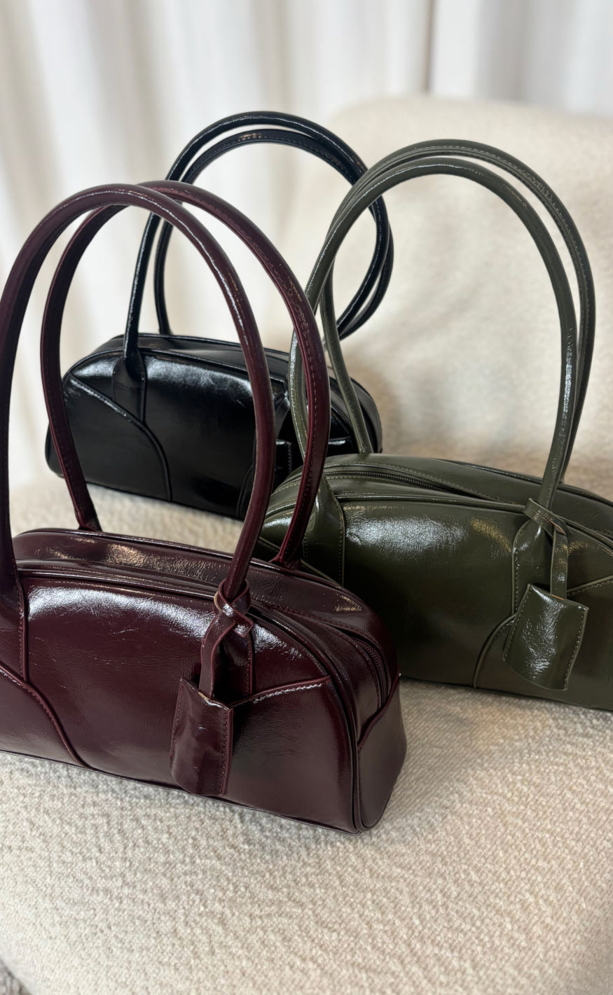 Pieces Taske - Bownling - Black
