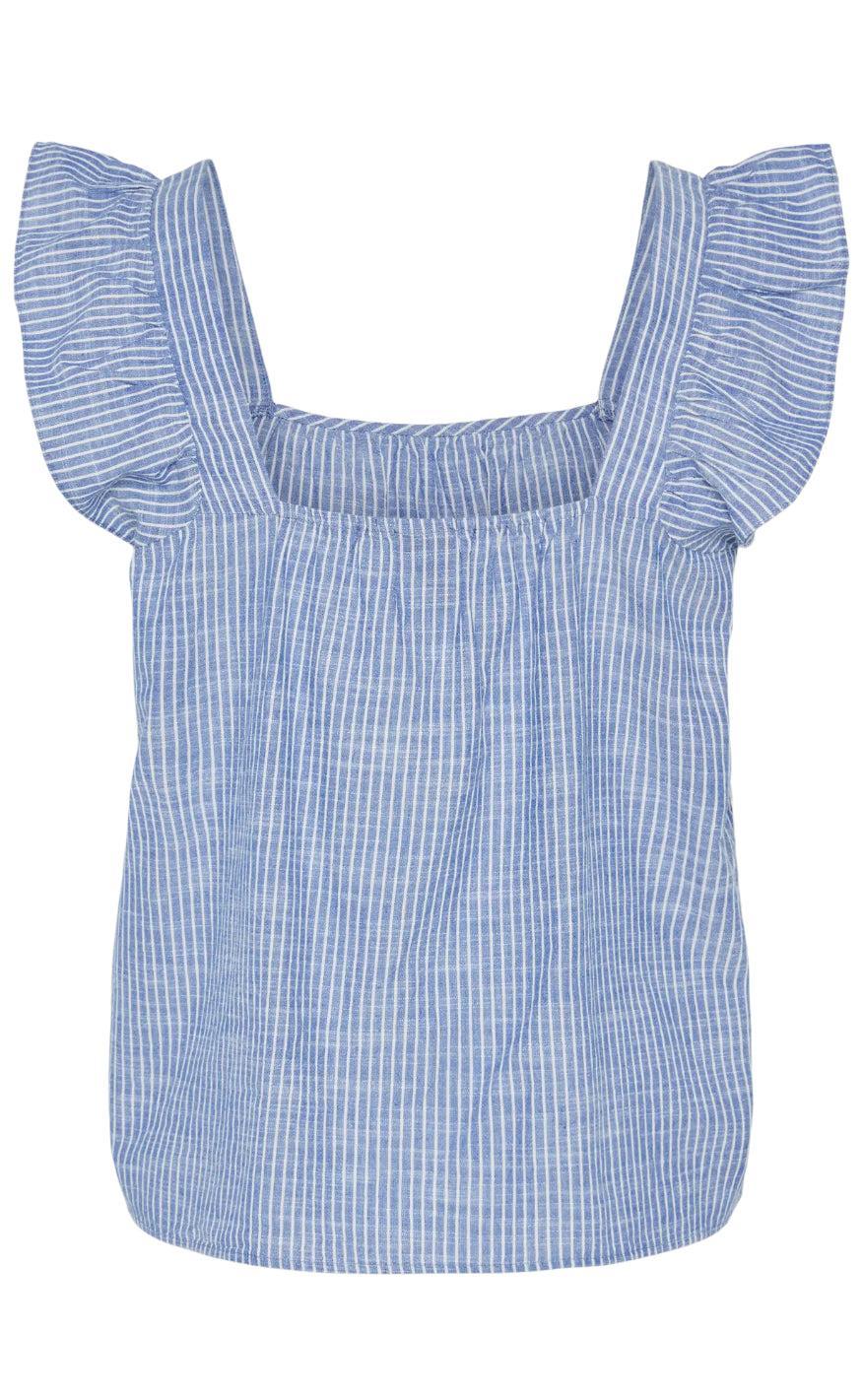 Pieces Top - Apia - Nautical Blue/Bright White