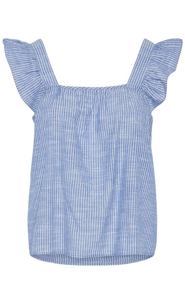 Pieces Top - Apia - Nautical Blue/Bright White