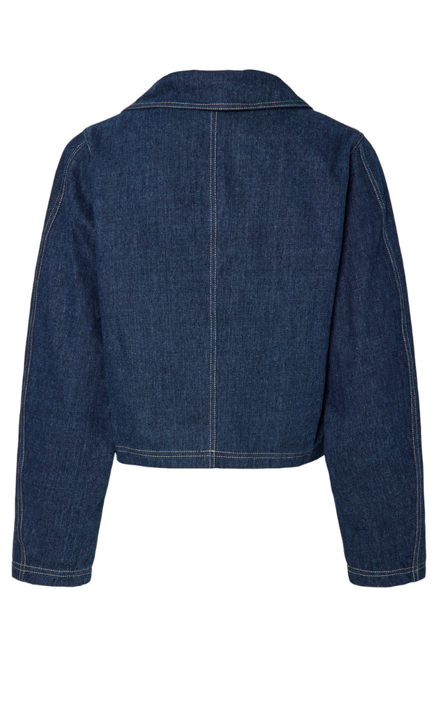 Pieces Top - Fabia - Dark Blue Denim