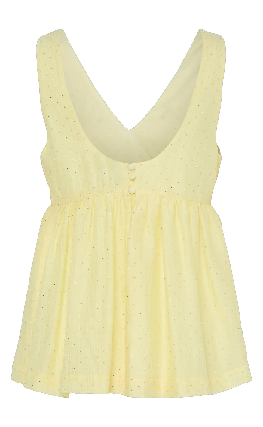 Pieces Top - Falina - French Vanilla