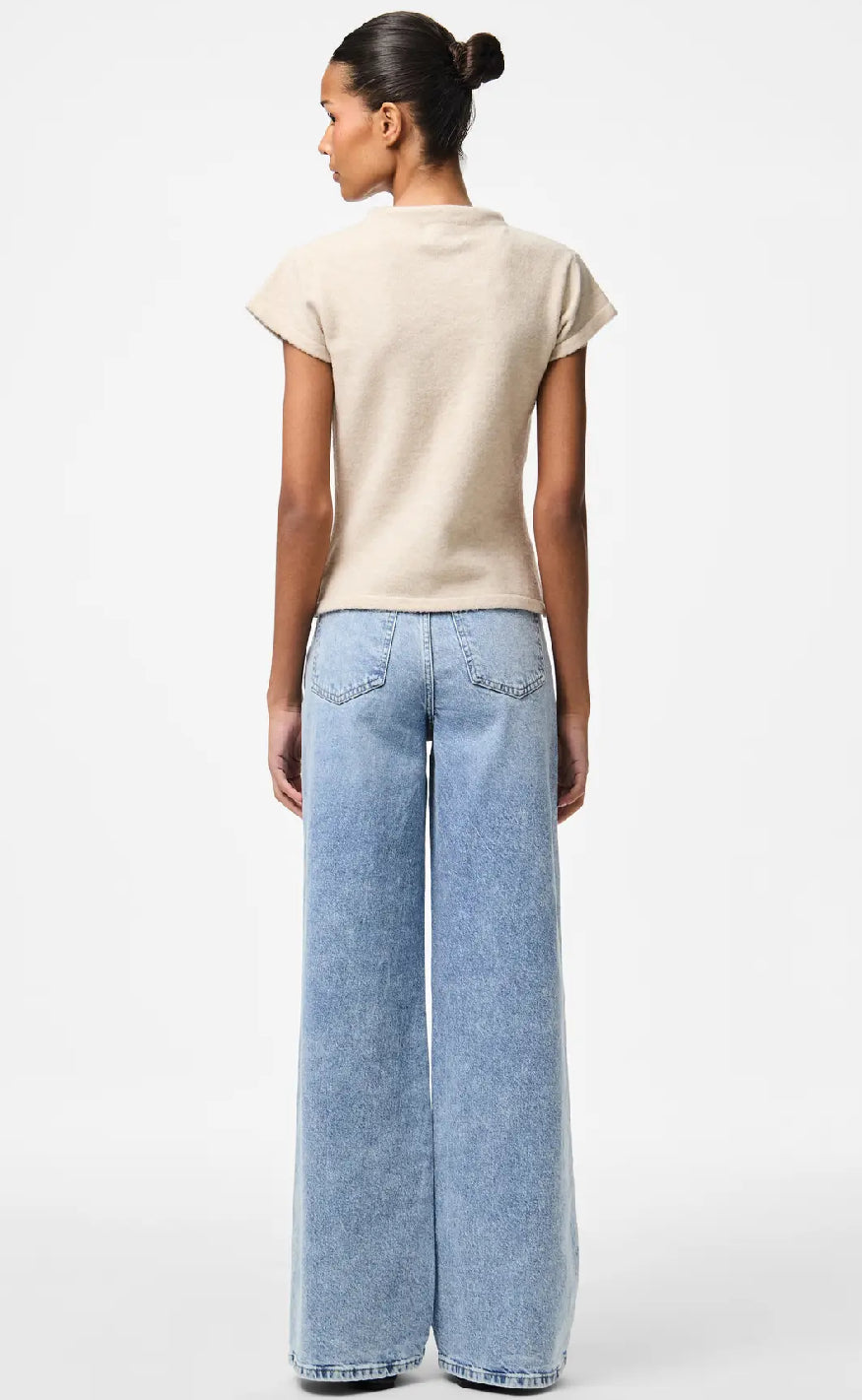 Pieces Top - Familla - Silver Gray