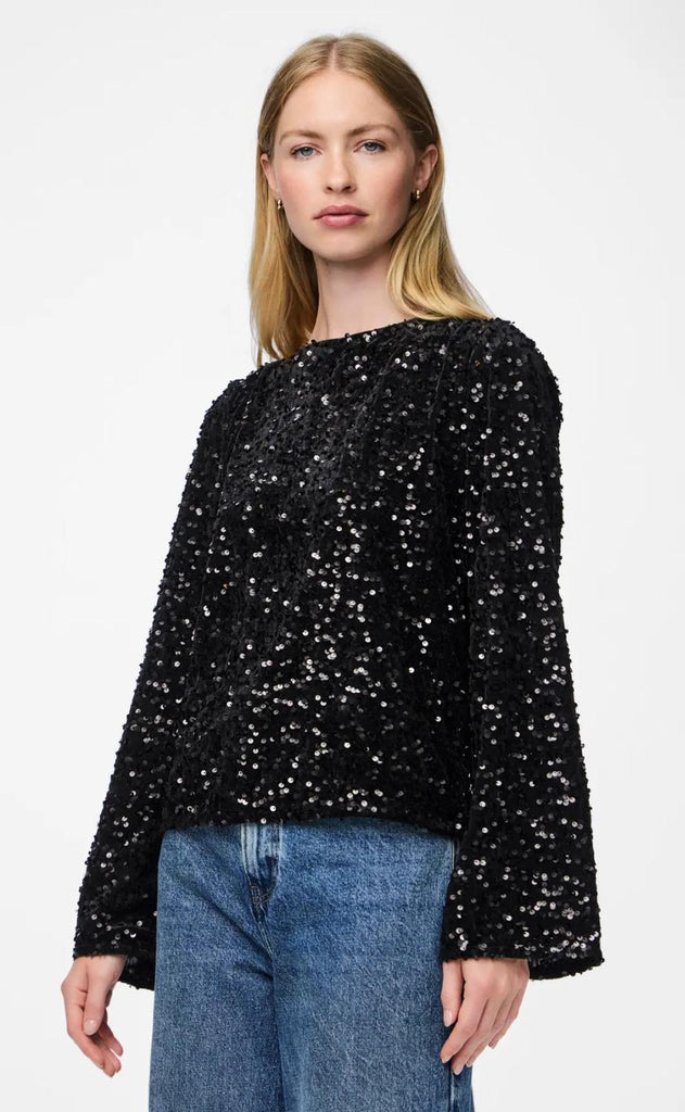 Pieces Top - Kam - Black