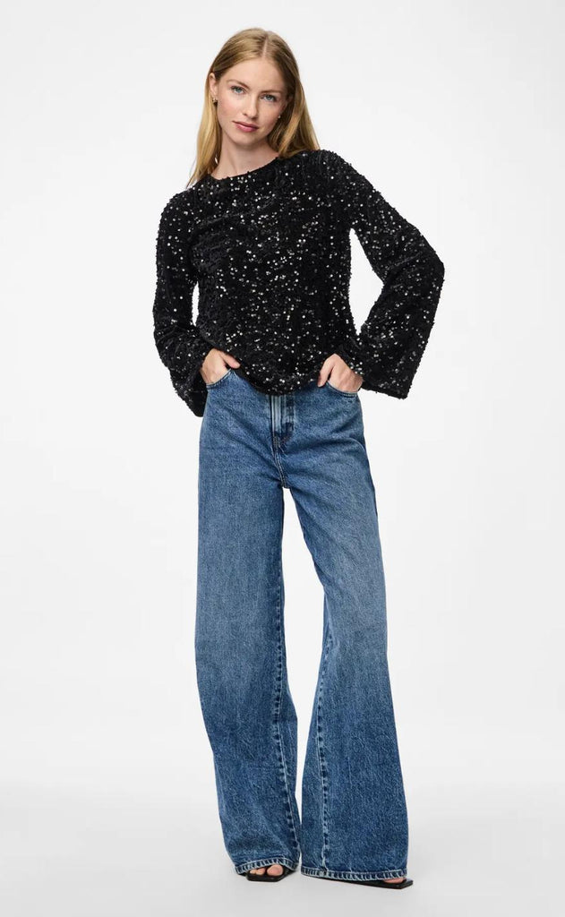 Pieces Top - Kam - Black