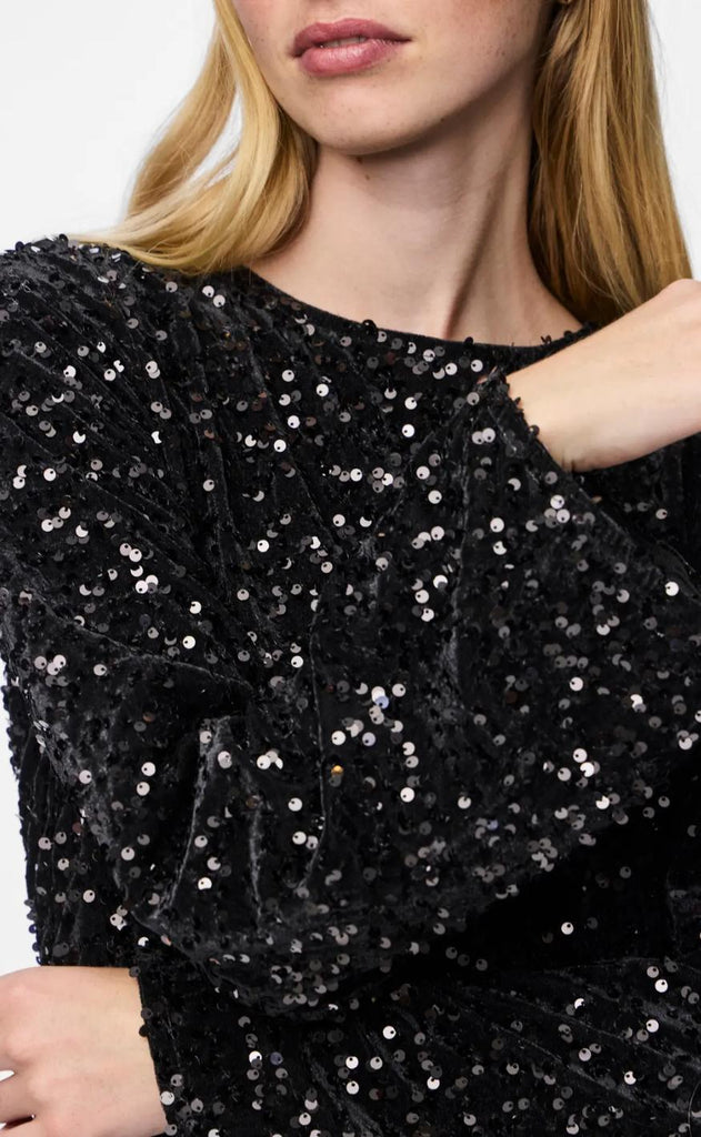 Pieces Top - Kam - Black