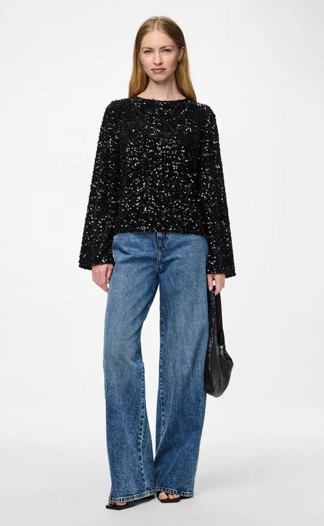 Pieces Top - Kam - Black