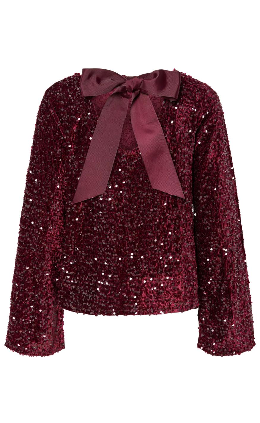 Pieces Top - Kam - Red