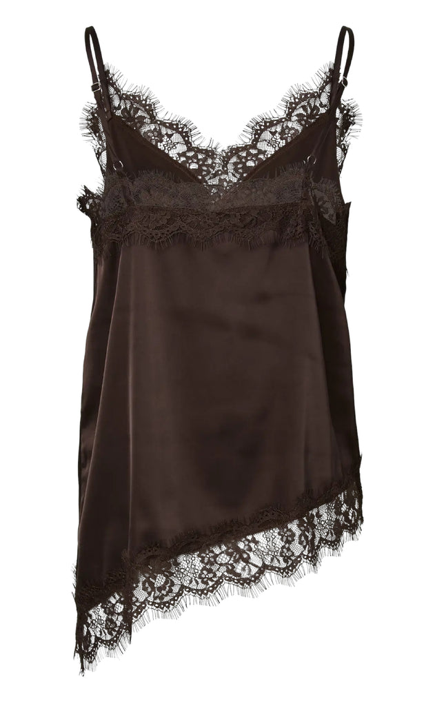 Pieces Top - Nomi Strap - Hot Fudge