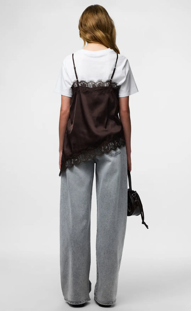 Pieces Top - Nomi Strap - Hot Fudge