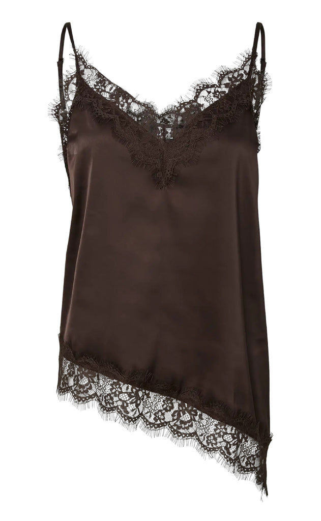 Pieces Top - Nomi Strap - Hot Fudge