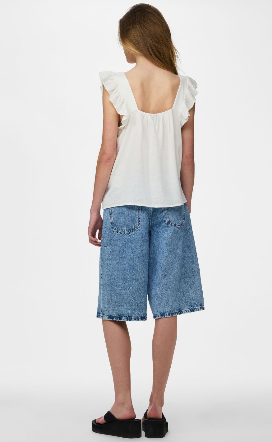 Pieces Top - Pia - Bright White/Bright White