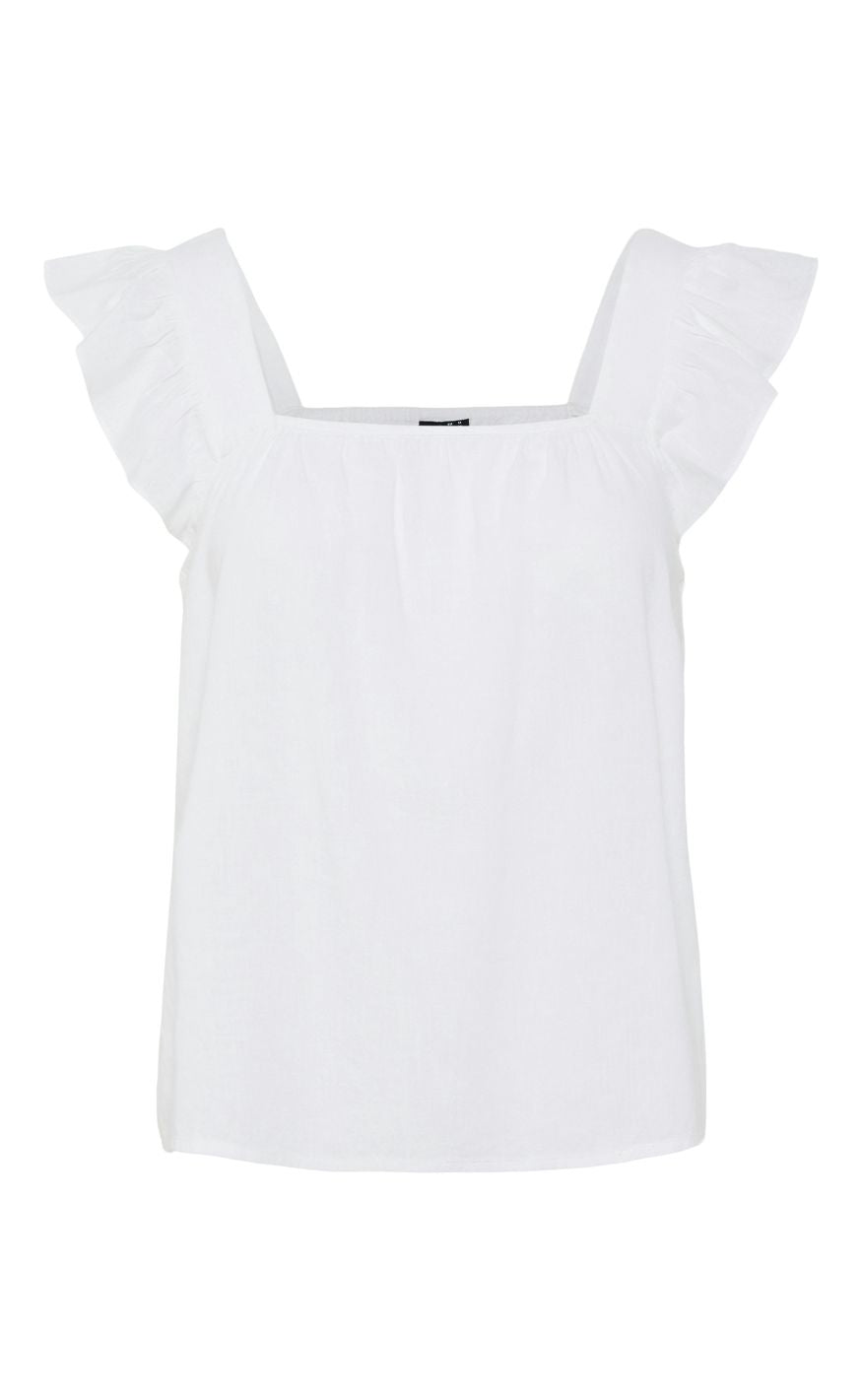 Pieces Top - Pia - Bright White/Bright White