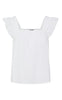 Pieces Top - Pia - Bright White
