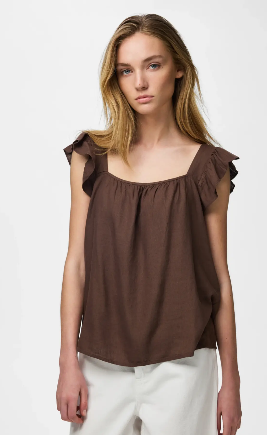 Pieces Top - Pia - Coffee Quartz