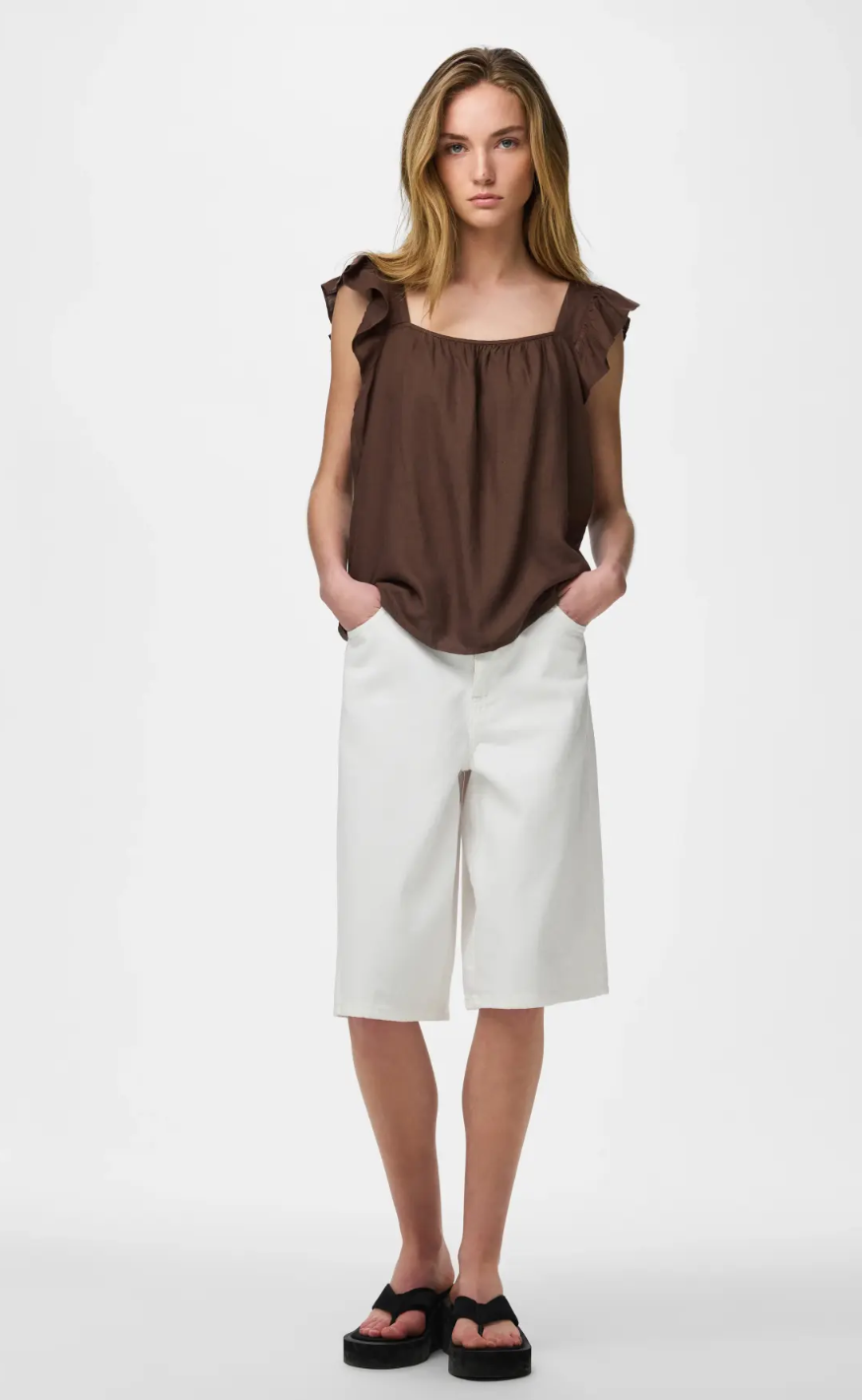Pieces Top - Pia - Coffee Quartz