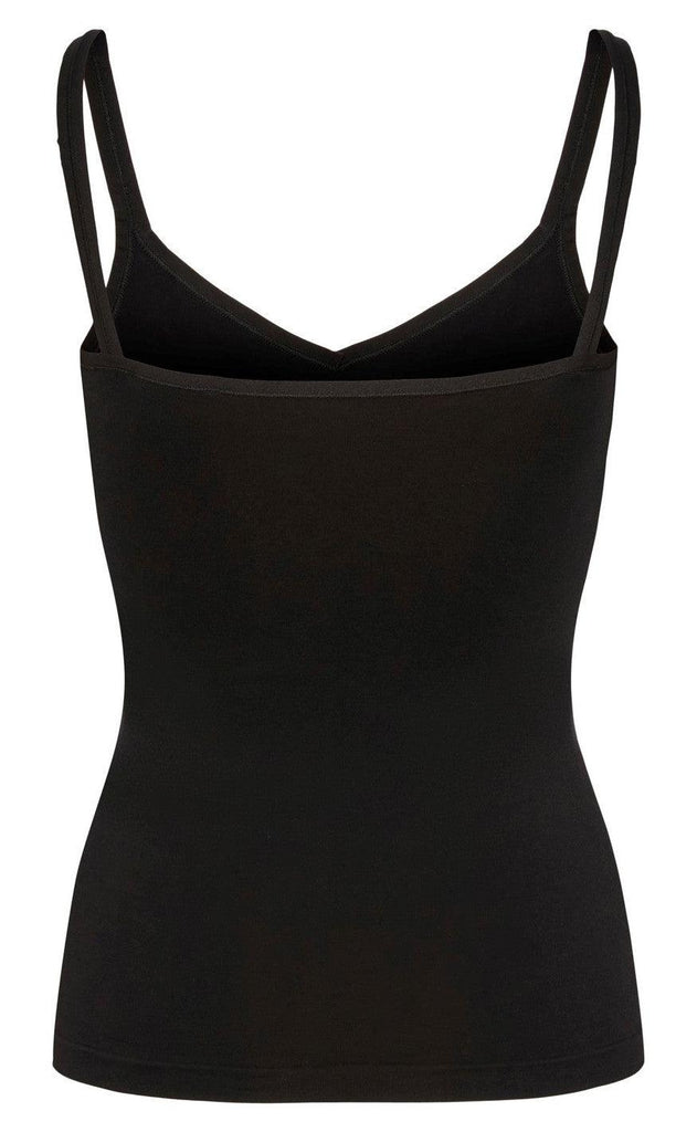 Pieces Top - Plain - Black