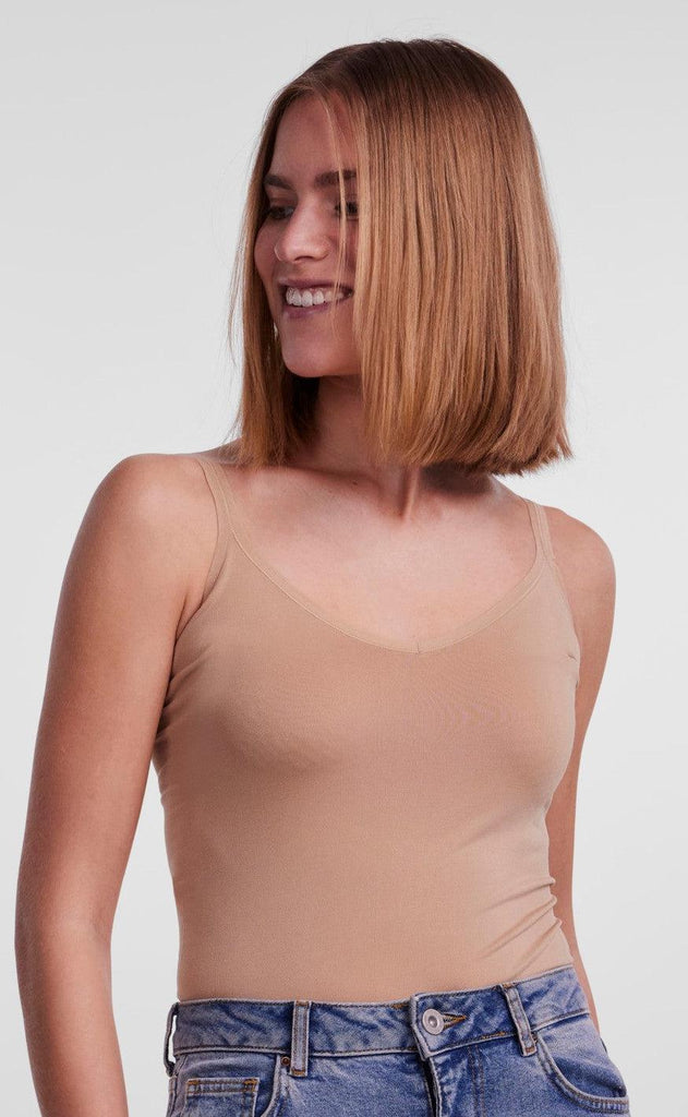 Pieces Top - Plain - Nature