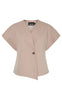 Pieces Vest - Fami - Silver Mink