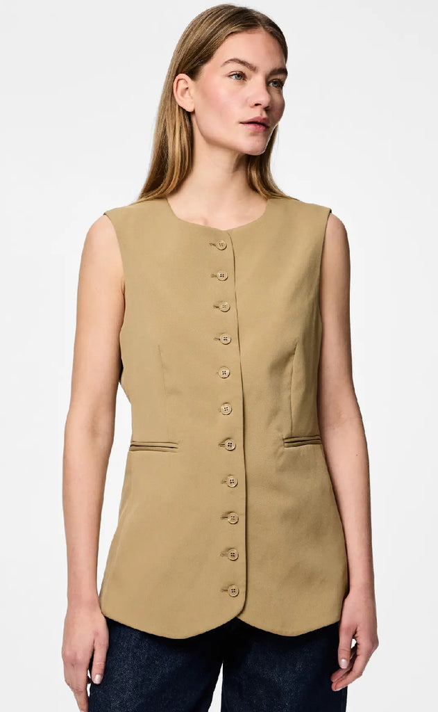 Pieces Vest - Tempre - Elmwood