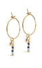 ENAMEL Copenhagen Øreringe - Petra Dangle - Moon Tide