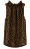 Marta Du Chateau Top - Luciana Zebra - Brown