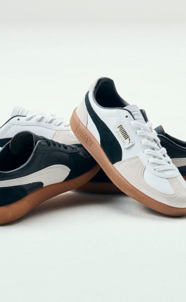 Puma Sneakers - Palermo Lth - Black Feather/Gray Gum
