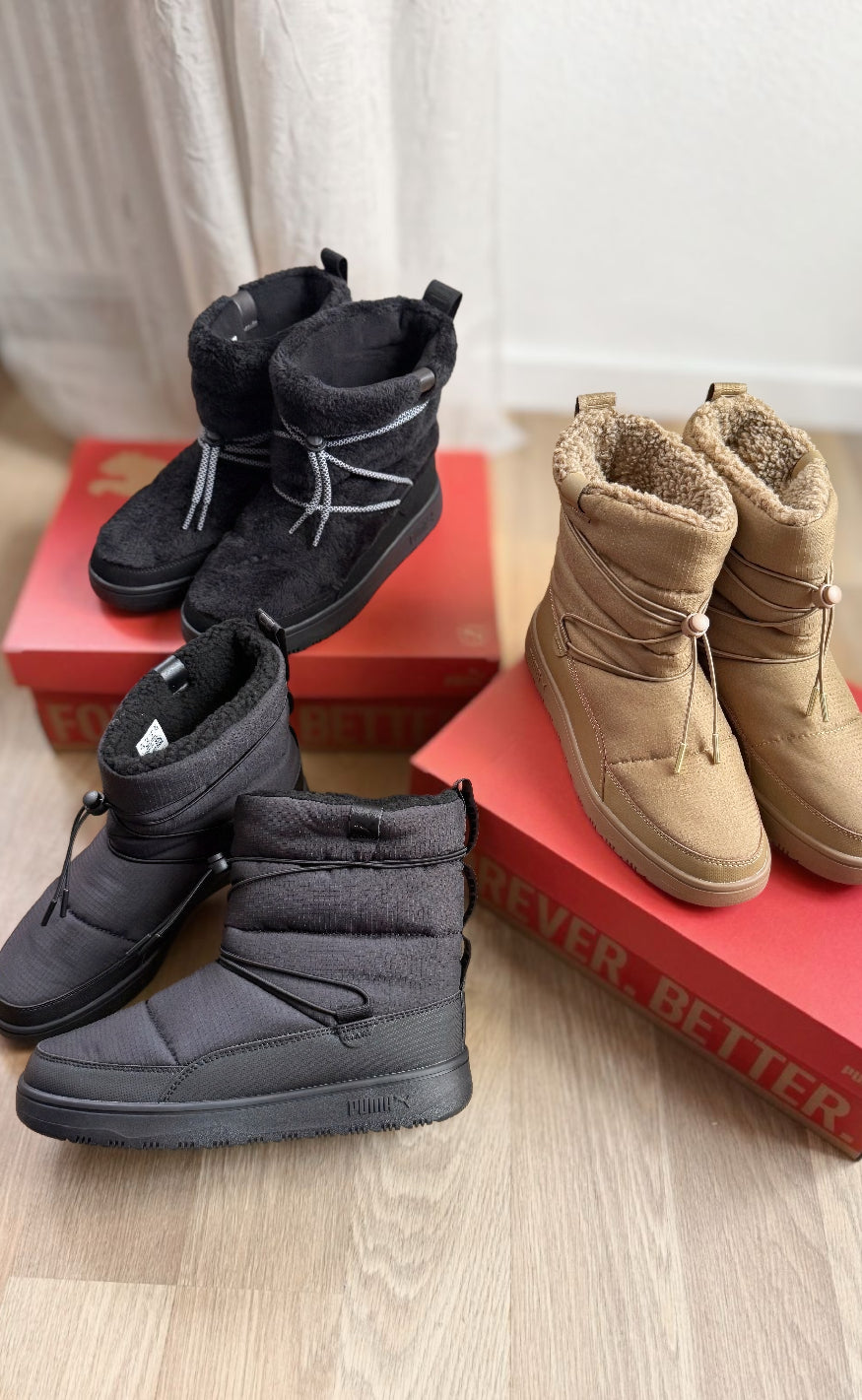 Puma Støvler - Snowbae Suede - Black