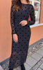 Say INA Copenhagen Kjole - Rie Mesh - Black Hearts