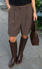 Say INA Copenhagen Shorts - Sanna - Dark Brown