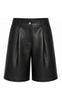 Say INA Copenhagen - Sanna Shorts - Black PU Leather